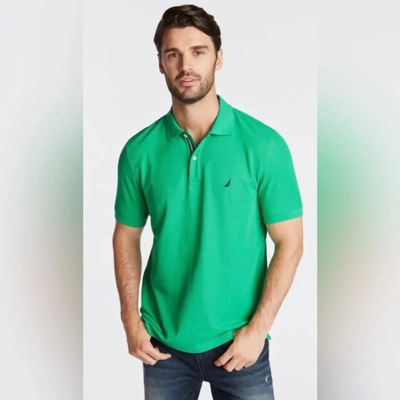 Nautica Mens Slim Fit Polo‎ Shirt XXL - Picture 1 of 7